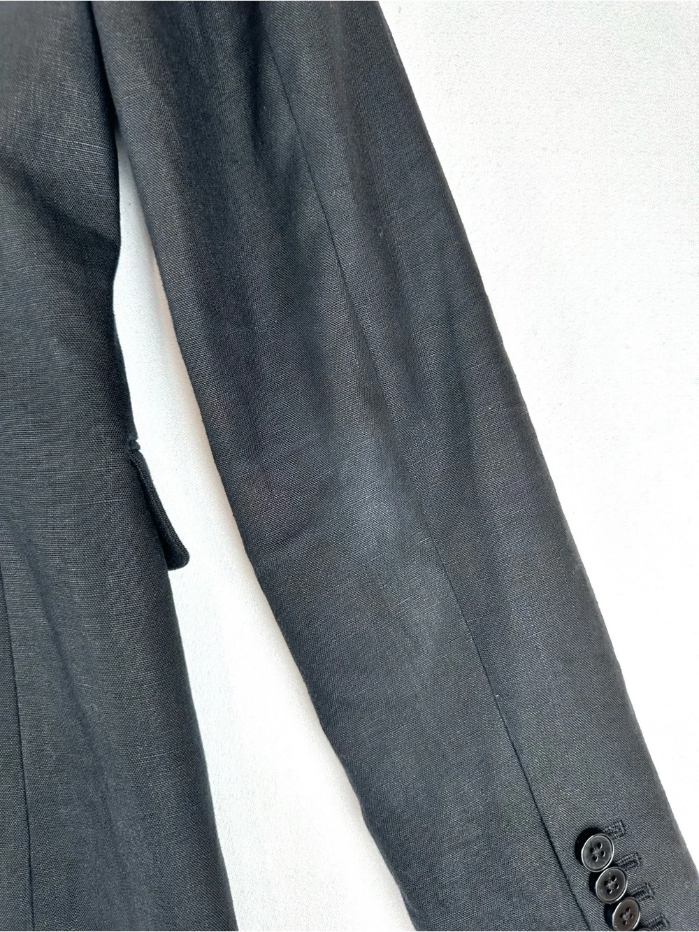 J Crew Linen Blazer Jacket Lined Office Career Minimalist
